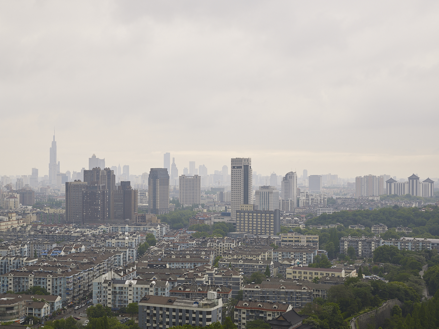 Seoul view from City Wall, Seoul, South Korea, 2016