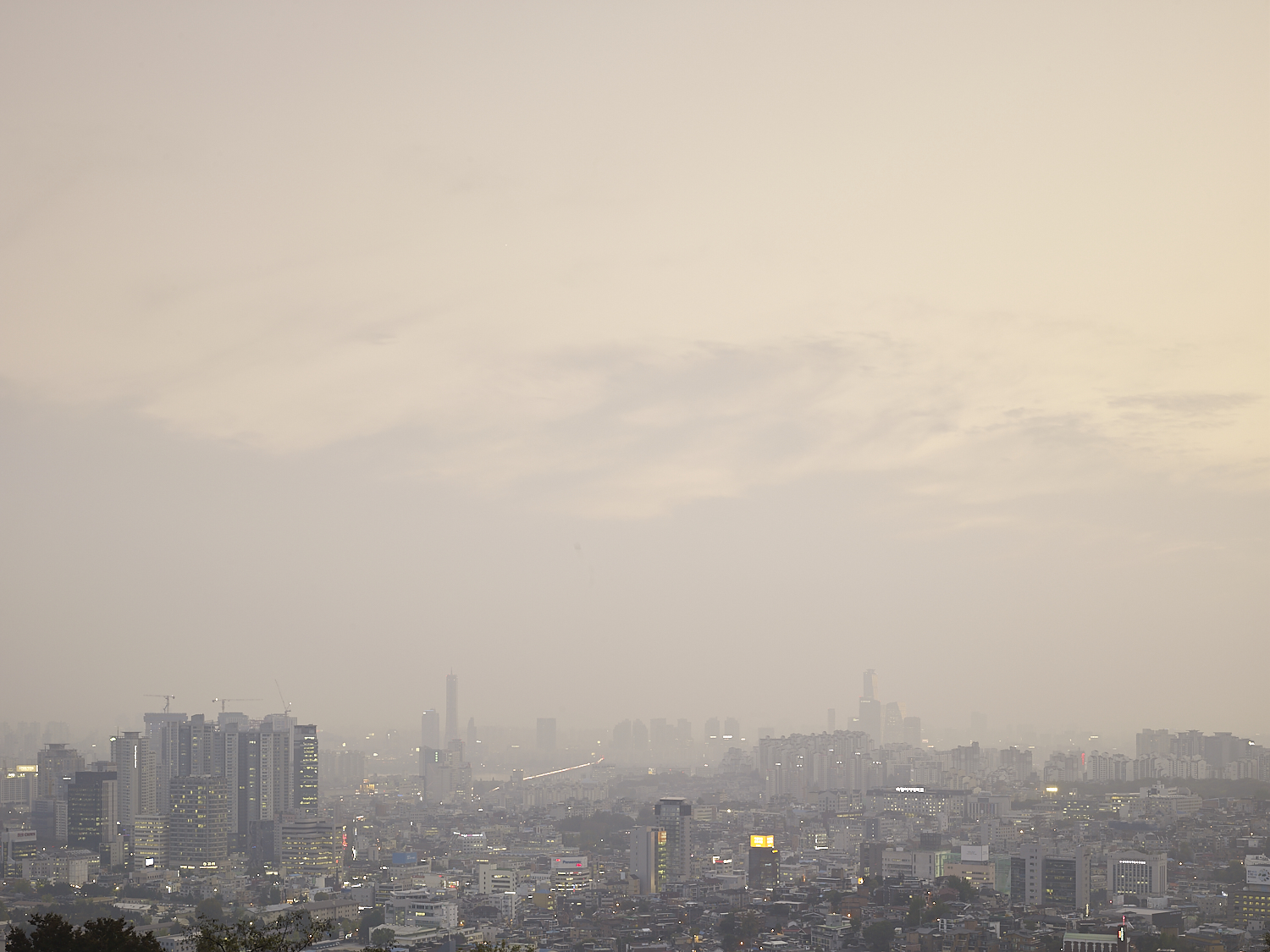 Seoul view from Namsan Park, Seoul, South Korea, 2016