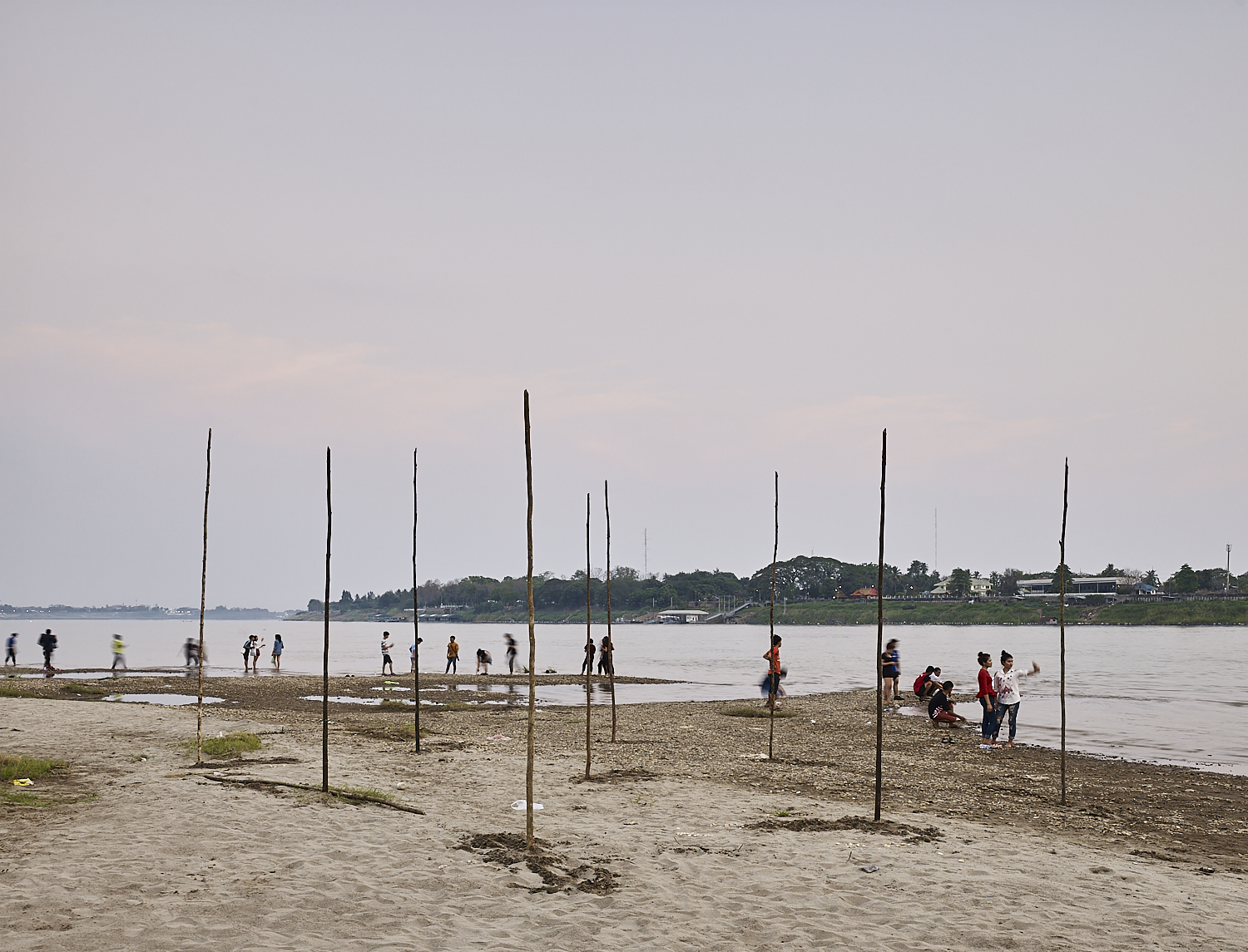 sand 06, Mekong River, Vientiane, Laos, 2018